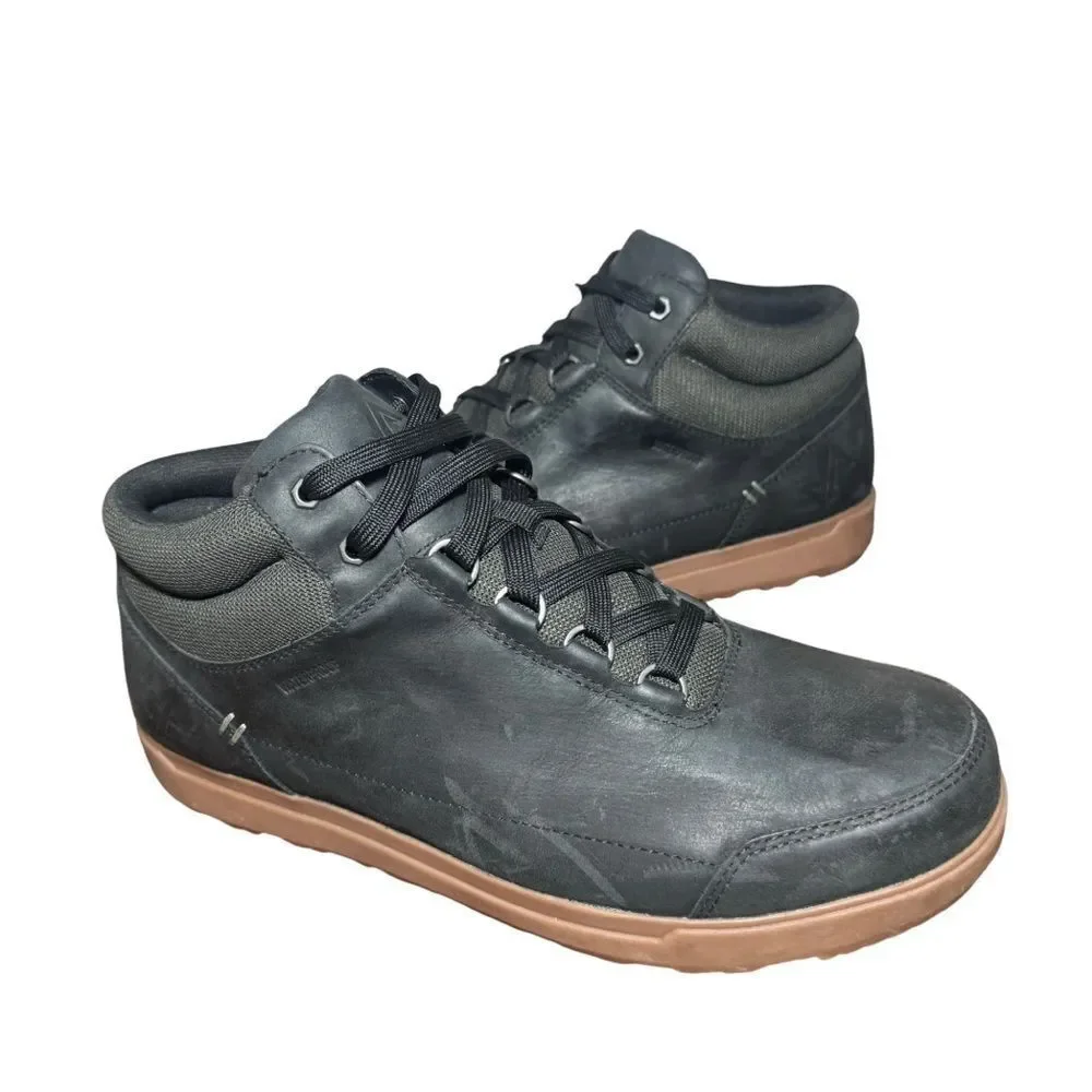Forsake Phil Mid Black Leather Waterproof Sneaker Boot Men's Size 10